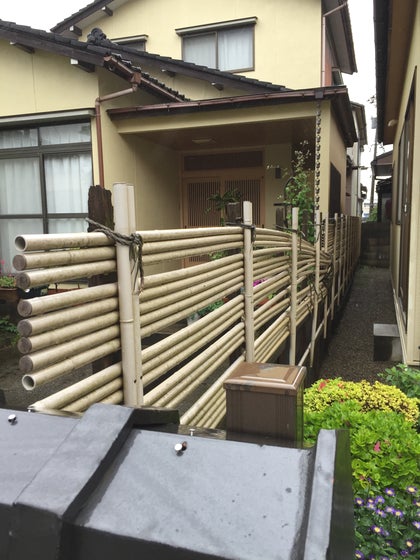 目隠しフェンス施工前